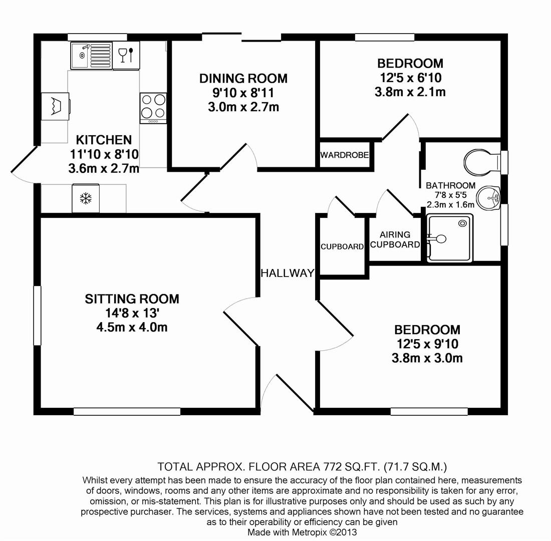 Floorplan for The Gables, Horsham